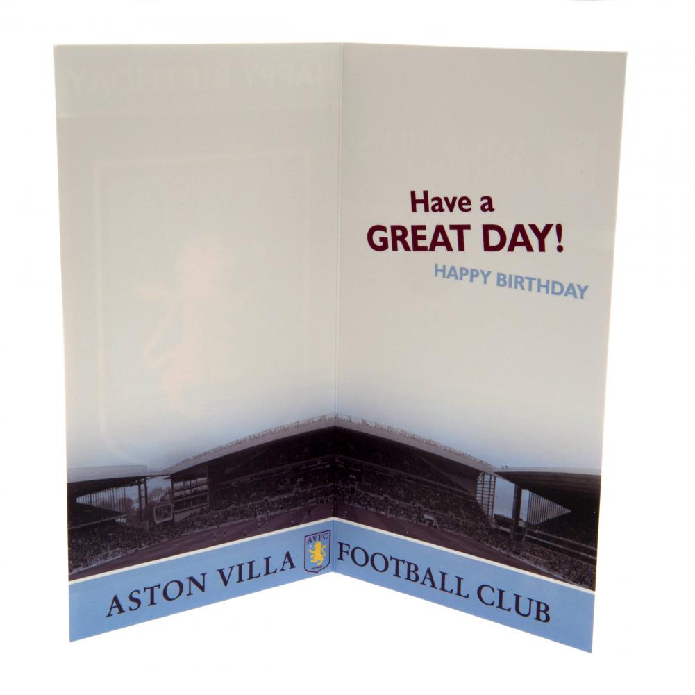 Aston Villa FC Birthday Card