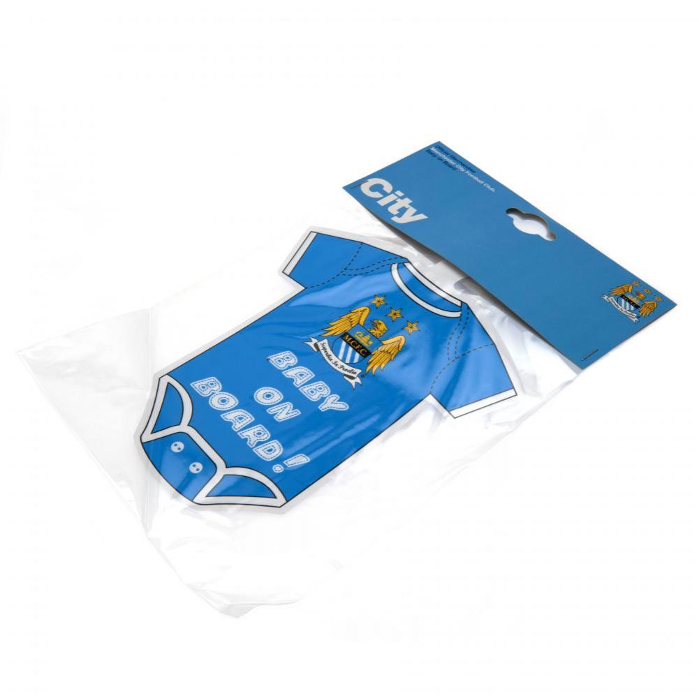 Manchester City FC Baby On Board Sign