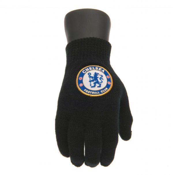 Chelsea FC Knitted Gloves - Junior