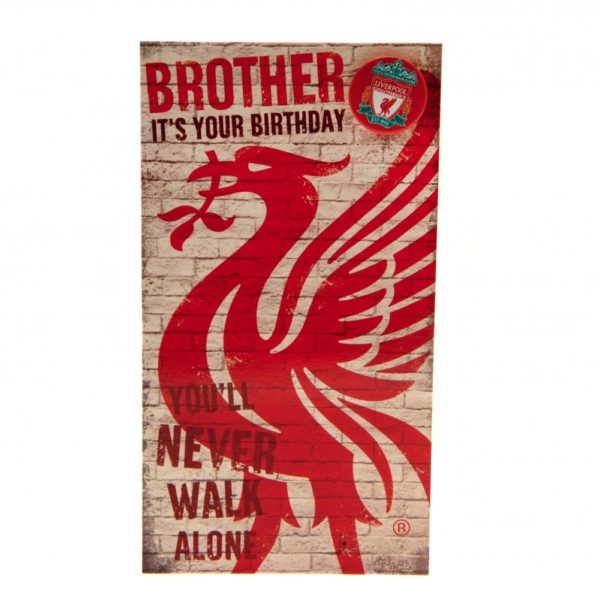 Liverpool FC Birthday Card Brother