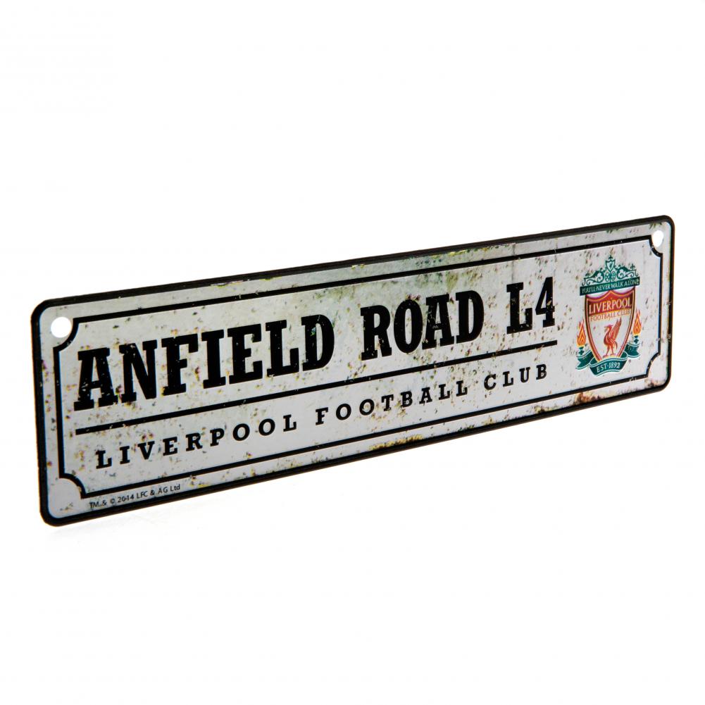 Liverpool FC Window Sign Retro