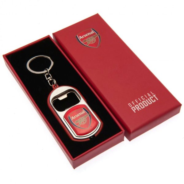 Arsenal FC Keyring Torch Bottle Opener