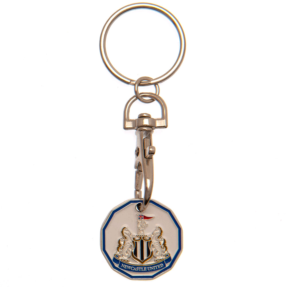 Newcastle United FC Trolley Coin Keyring