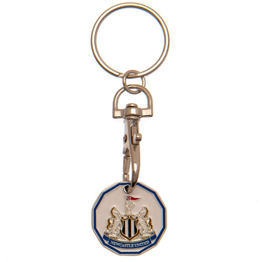 Newcastle United FC Trolley Coin Keyring