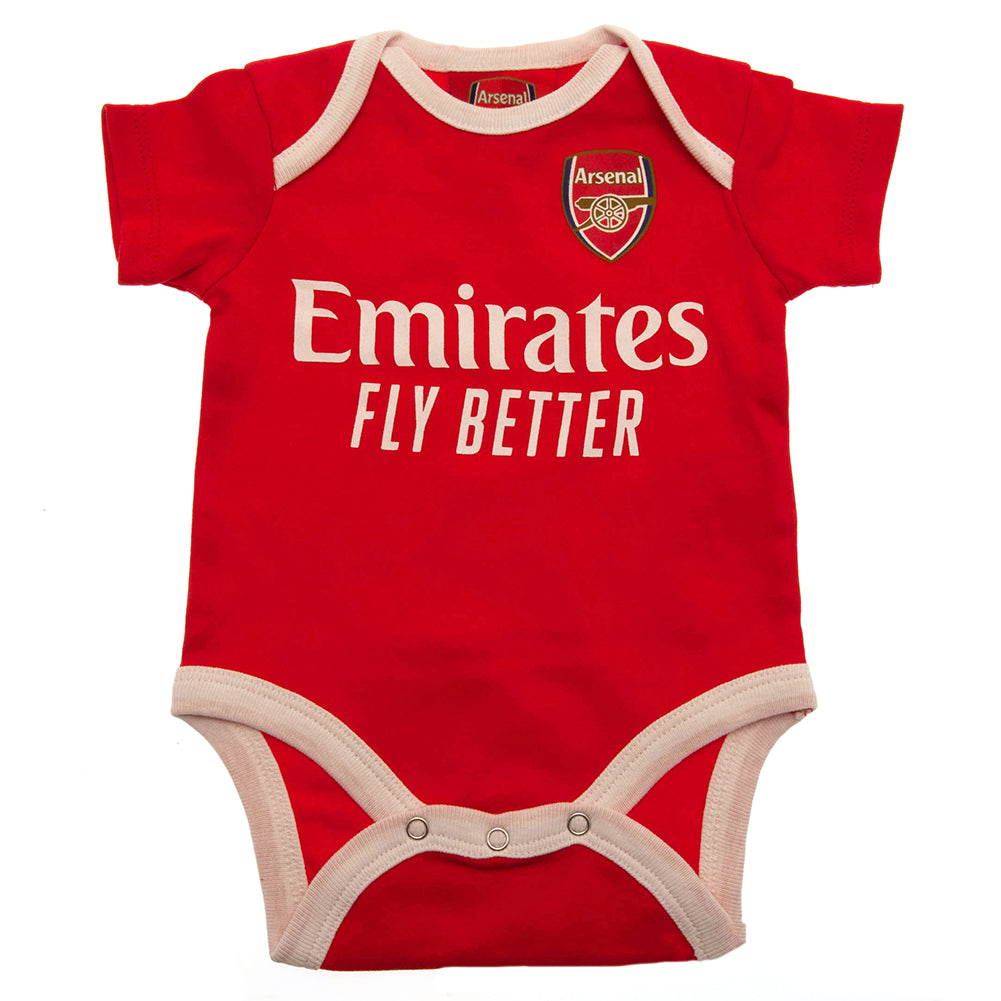 Arsenal FC 2 Pack Bodysuit