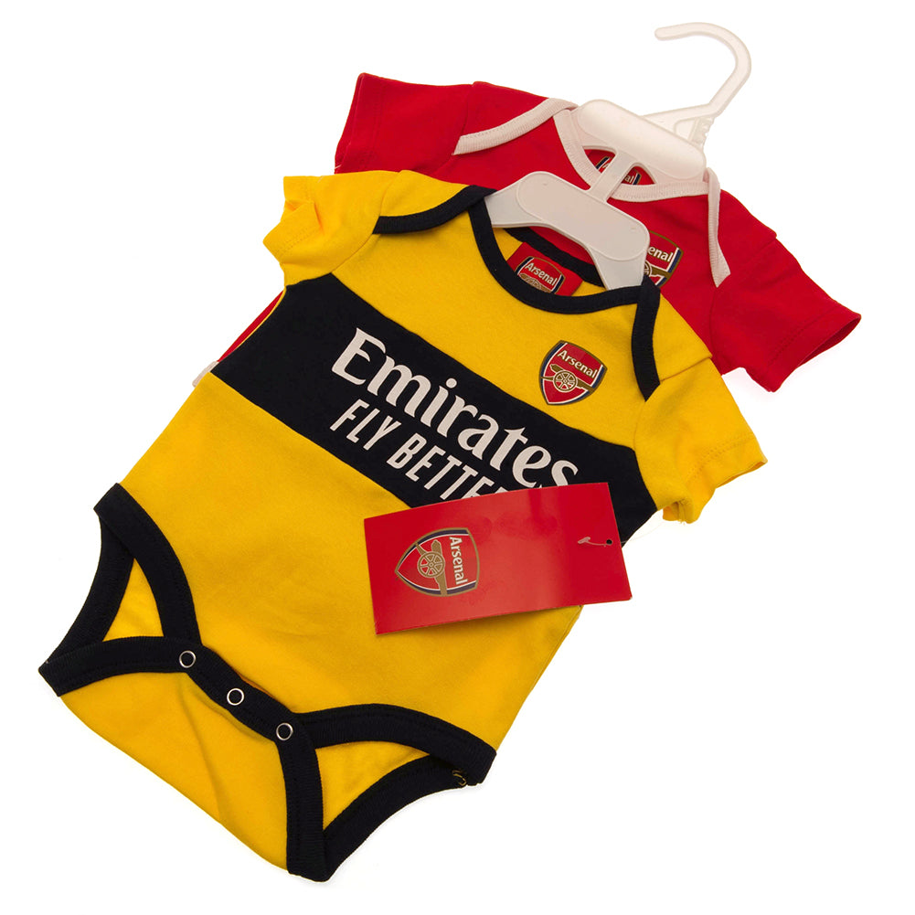 Arsenal FC 2 Pack Bodysuit