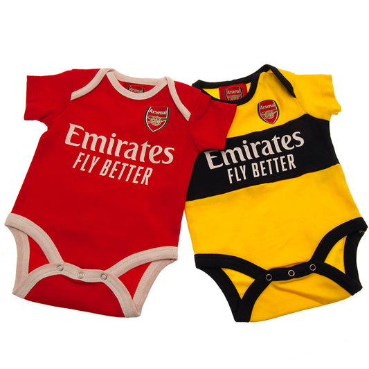 Arsenal FC 2 Pack Bodysuit