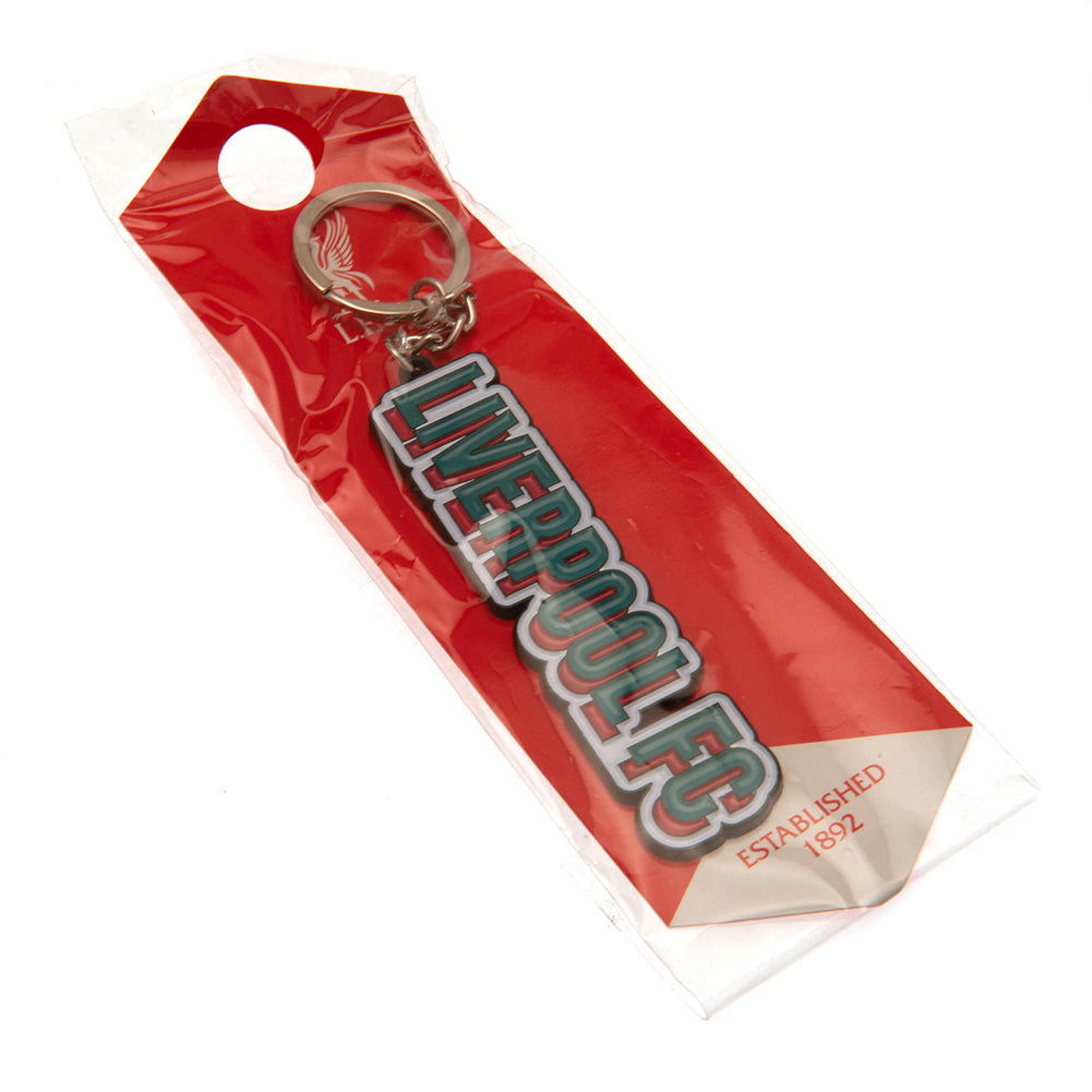 Liverpool FC Text Keyring