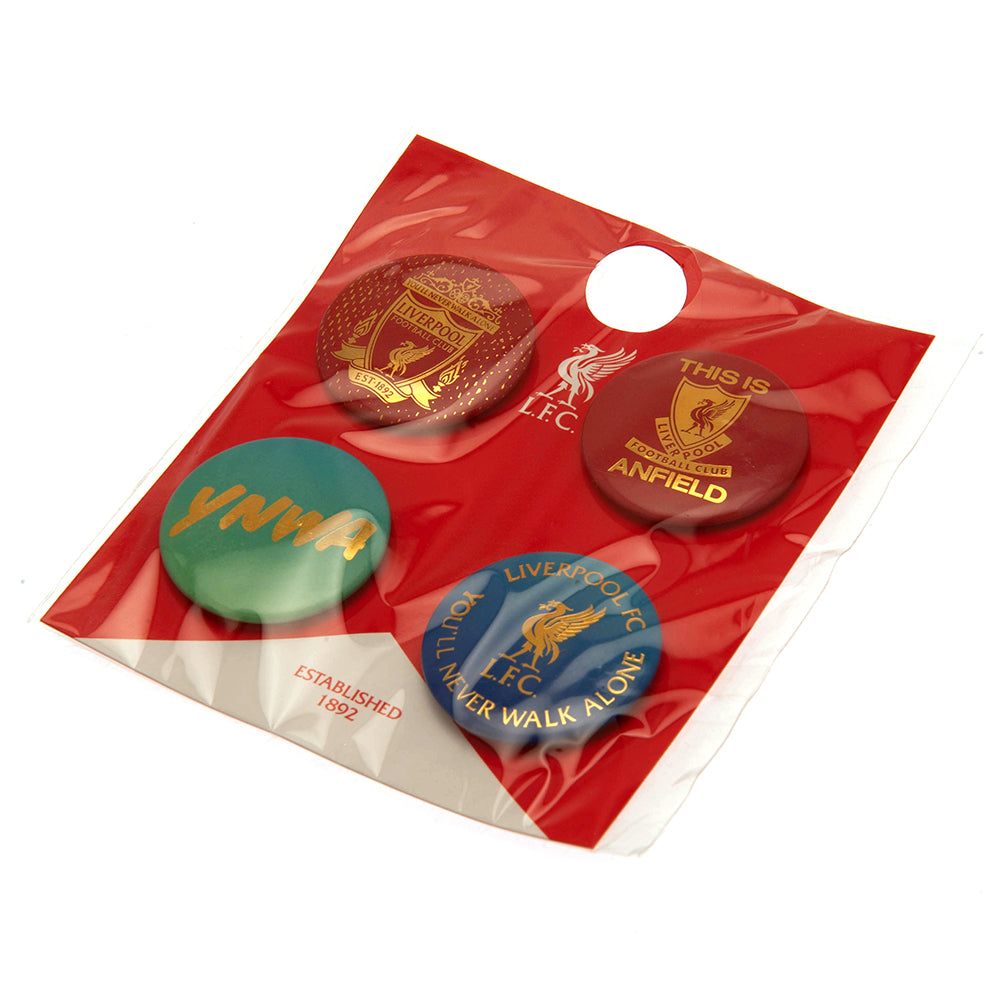 Liverpool FC Button Badge Set