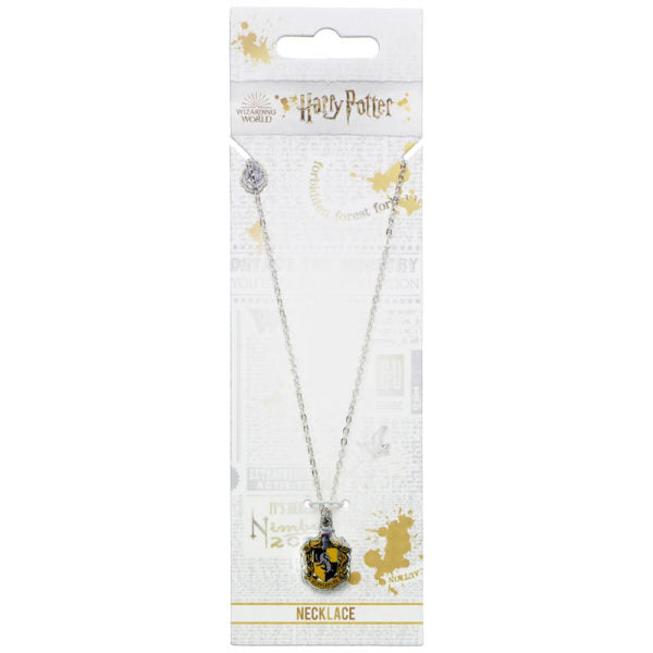 Harry Potter Silver Plated Necklace - Hufflepuff