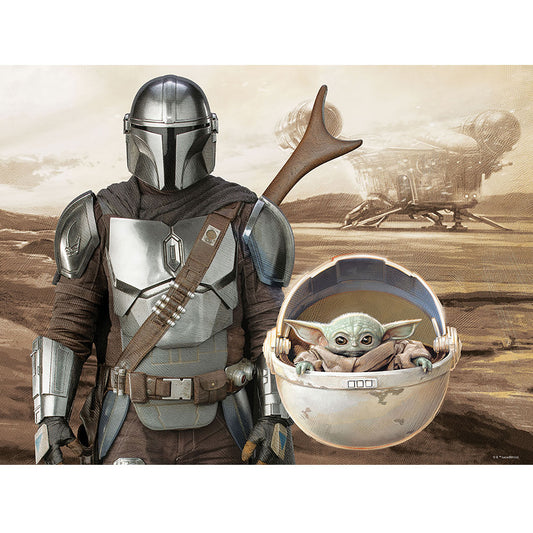 Star Wars: The Mandalorian 3D Image Puzzle 500pc - Clan of Two