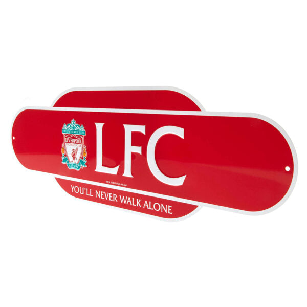 Liverpool FC Colour Retro Sign