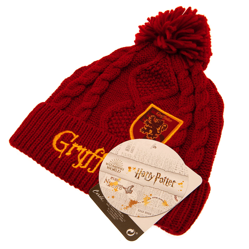 Harry Potter Junior Bobble Beanie - Gryffindor