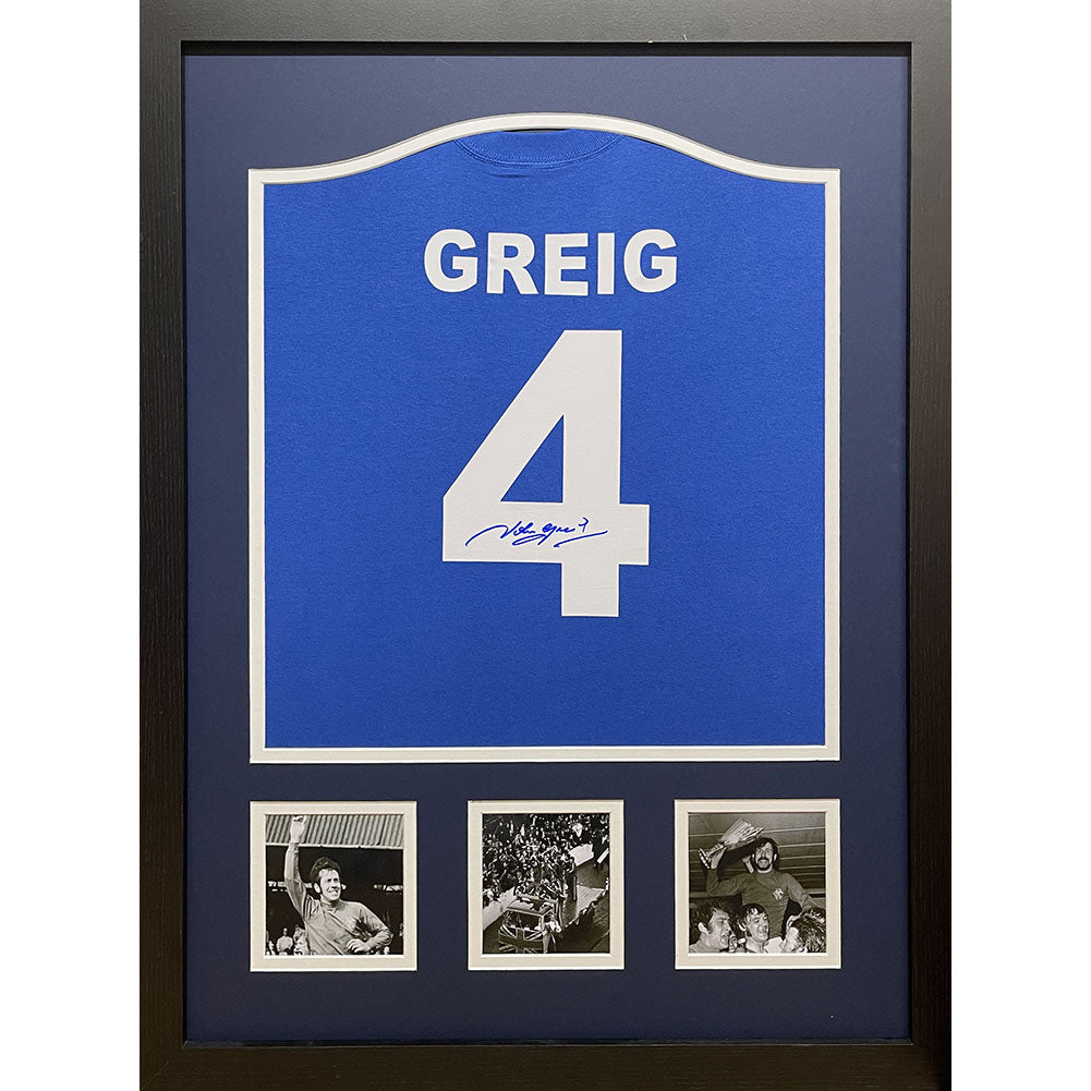 Rangers FC 1972 John Greig Signed Shirt (Framed)