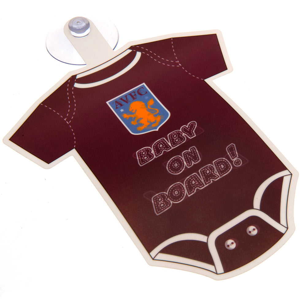 Aston Villa FC Baby On Board Sign