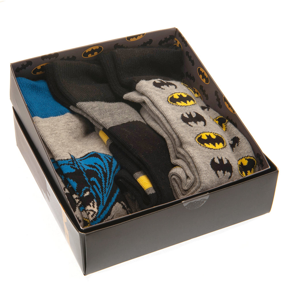 Batman 3pk Socks Gift Box