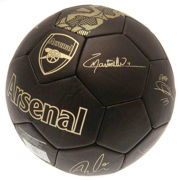 Arsenal FC Football Signature Gold