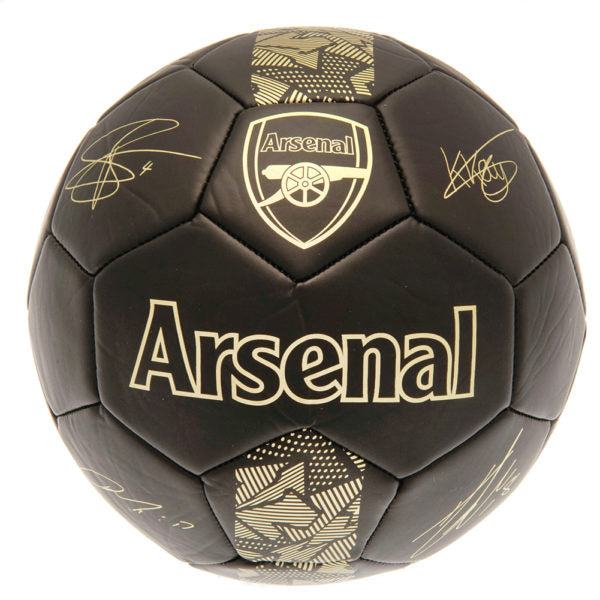 Arsenal FC Football Signature Gold