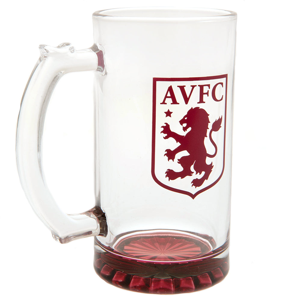 Aston Villa FC Stein Glass Tankard