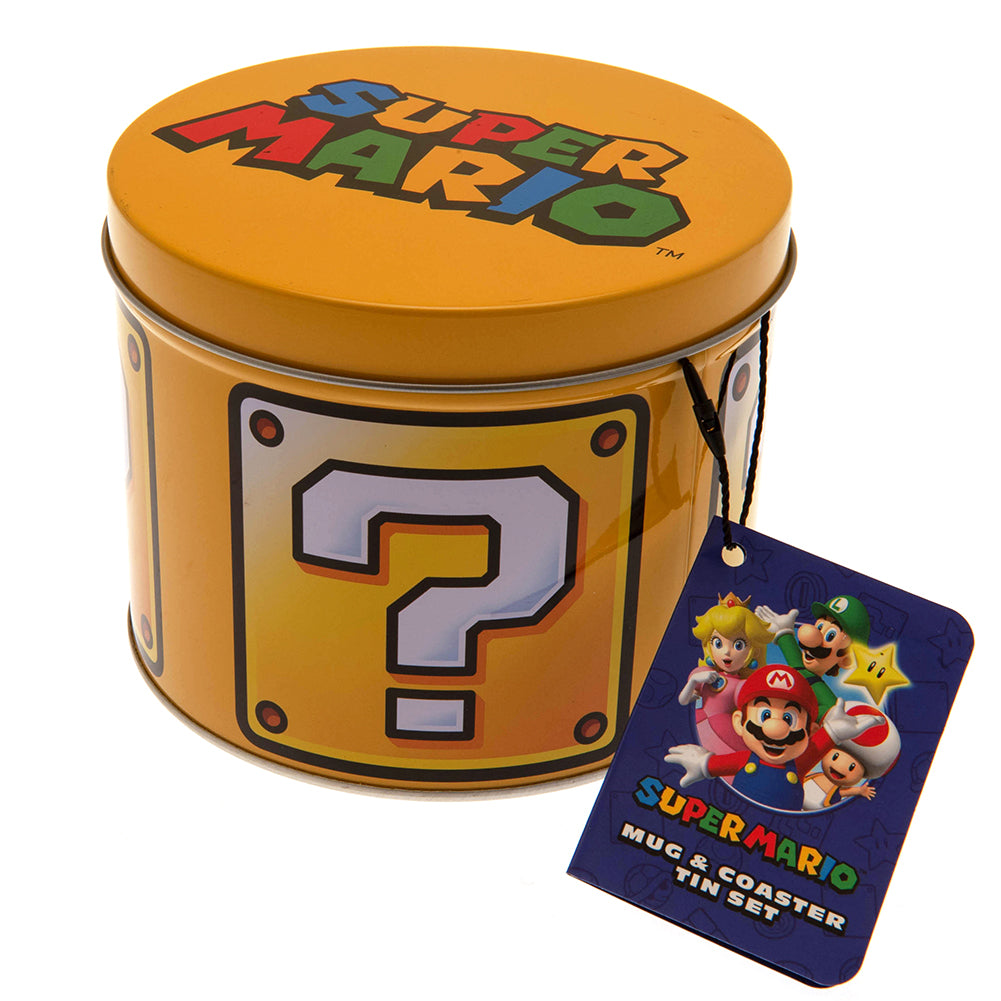 Super Mario Mug & Coaster Gift Tin