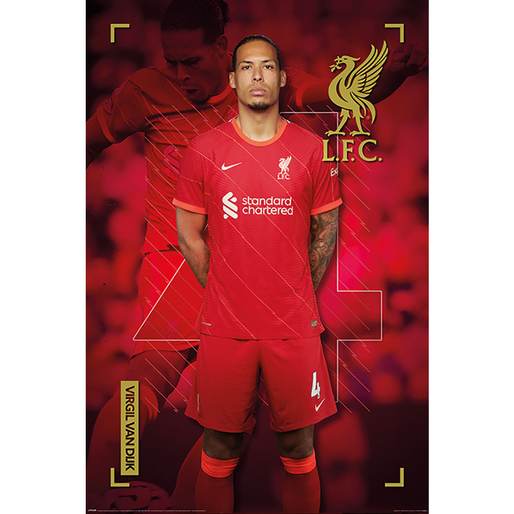 Liverpool FC Poster (Van Dijk)