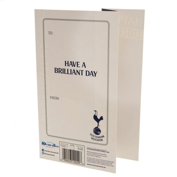 Tottenham Hotspur FC Birthday Card