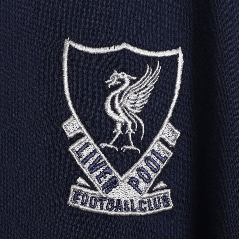 Liverpool FC 88-89 Crest T Shirt - Mens - Navy