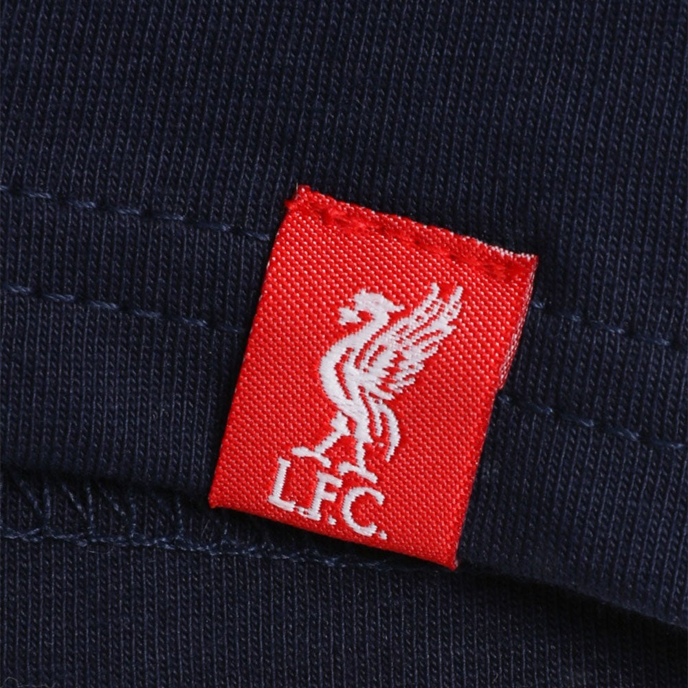 Liverpool FC 88-89 Crest T Shirt - Mens - Navy