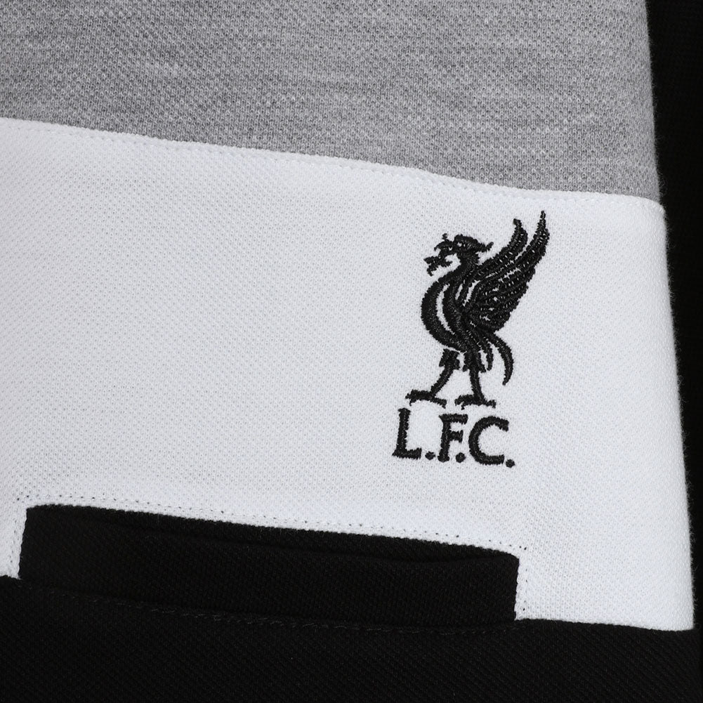 Liverpool FC Colour Block Polo - Mens - Black