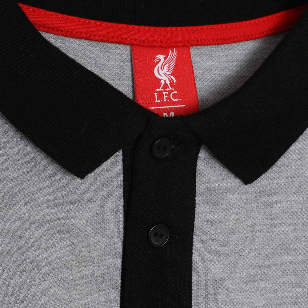 Liverpool FC Colour Block Polo - Mens - Black