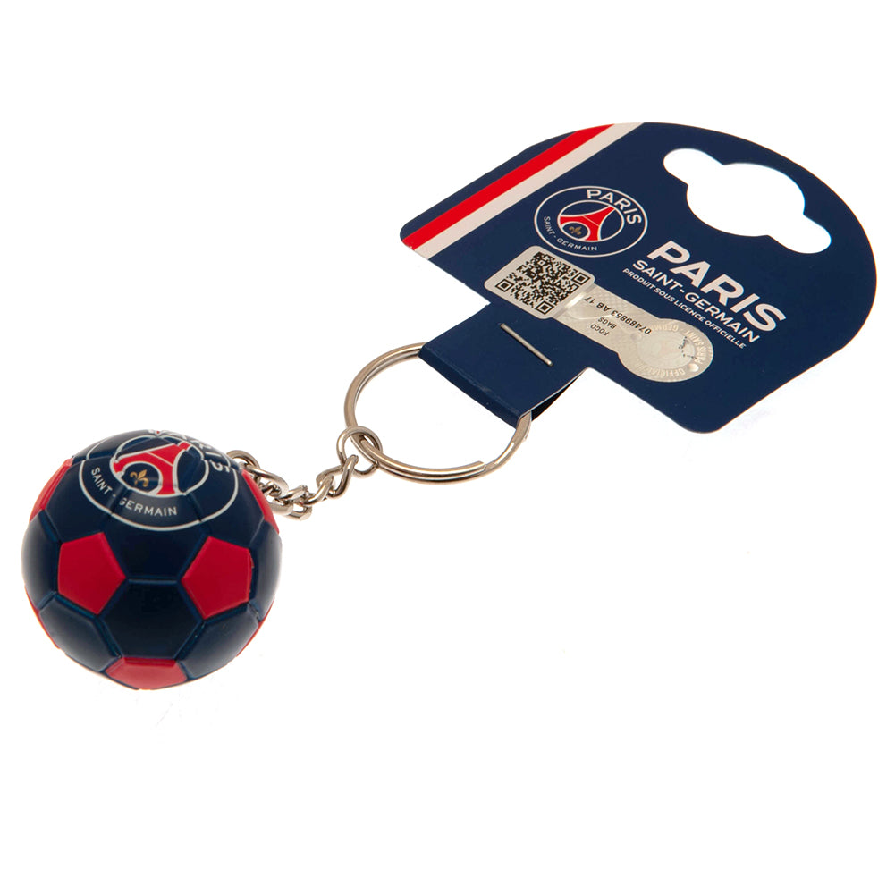 Paris Saint Germain FC Football Keyring