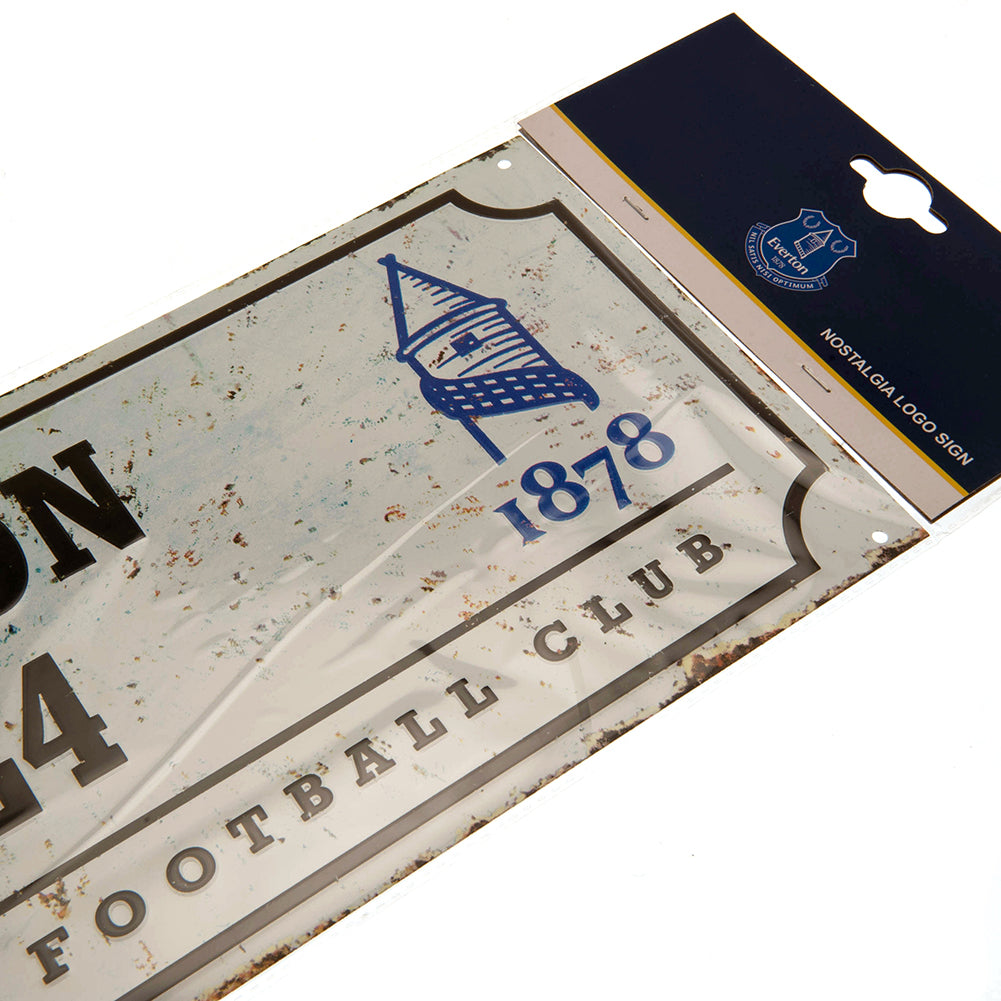 Everton FC Street Sign Retro