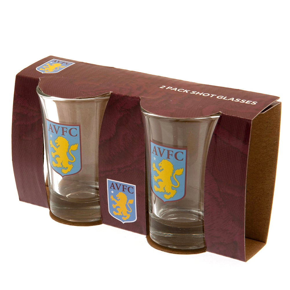 Aston Villa FC 2pk Shot Glass Set