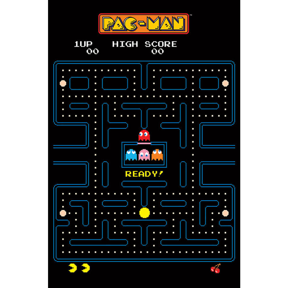 Pac-Man Poster - Maze