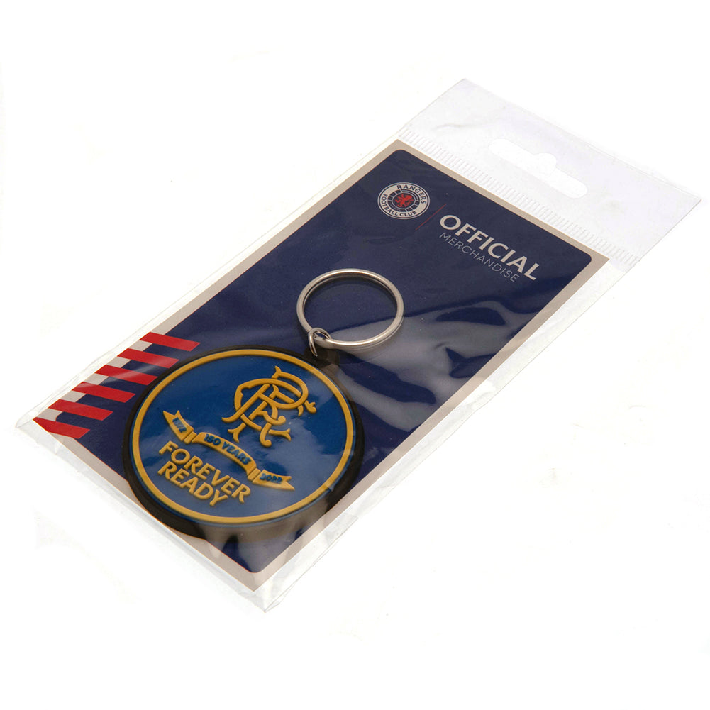 Rangers FC PVC Keyring - Forever Ready