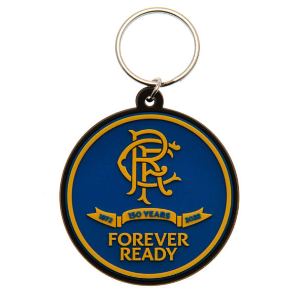 Rangers FC PVC Keyring - Forever Ready