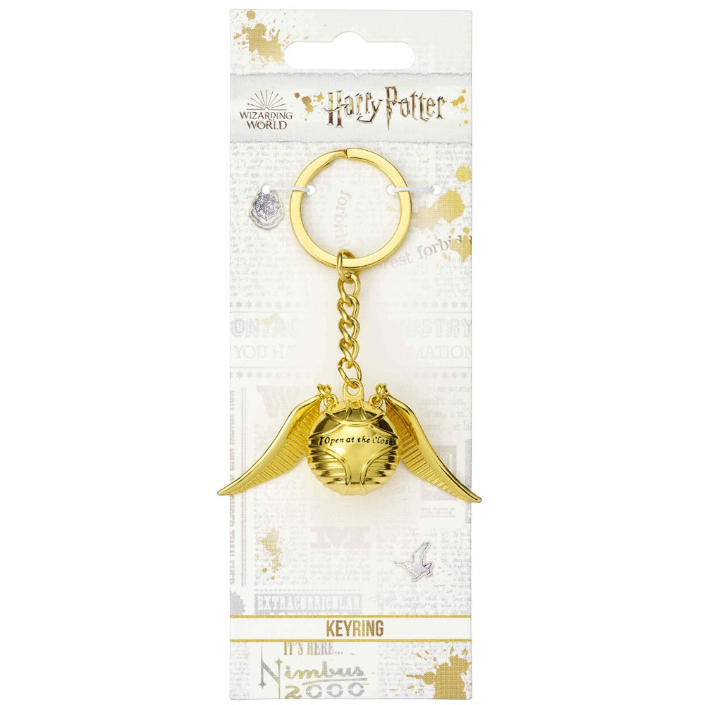 Harry Potter 3D Metal Keyring - Golden Snitch