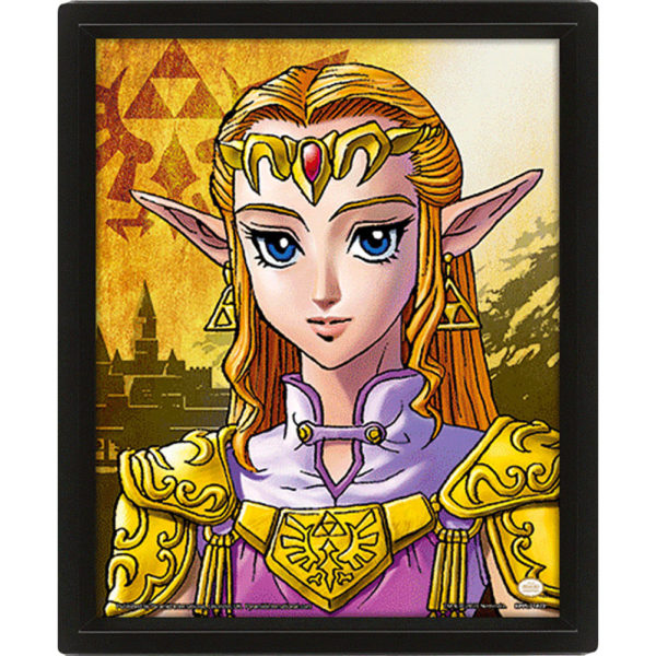 The Legend Of Zelda Framed 3D Picture