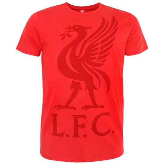 Liverpool FC Liverbird T Shirt - Mens - Red