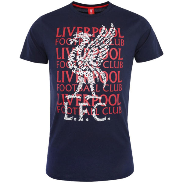 Liverpool FC Street T Shirt -  Mens - Navy