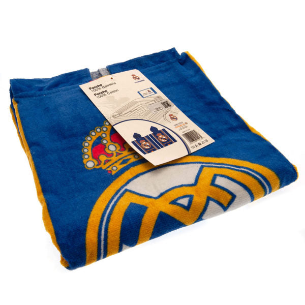 Real Madrid FC Kids Hooded Poncho