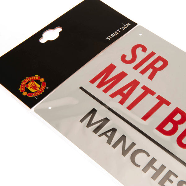 Manchester United FC Street Sign