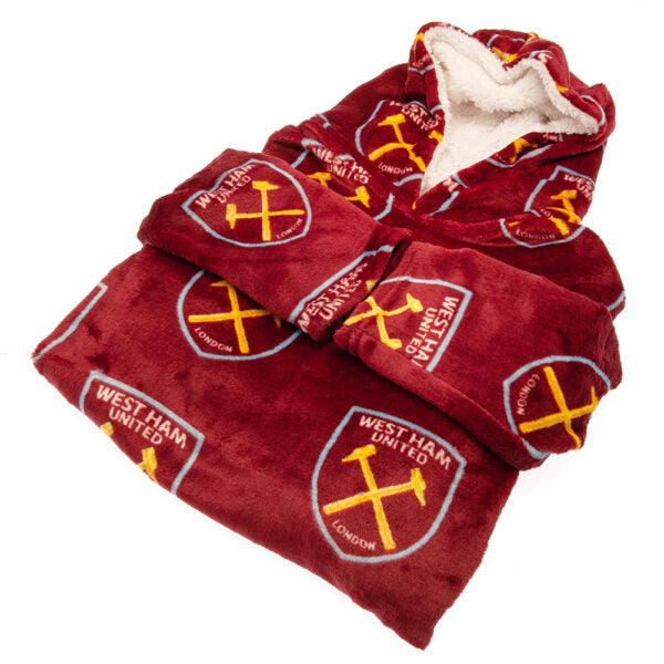 West Ham United FC Poncho Blanket - Kids