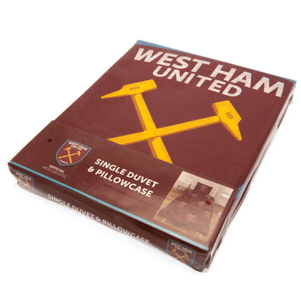 West Ham United FC Single Duvet Set