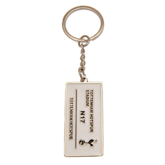 Tottenham Hotspur FC Embossed Street Sign Keyring