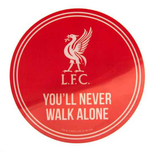 Liverpool FC Single Car Sticker - YNWA