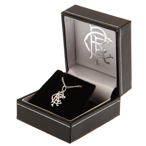 Rangers FC Sterling Silver Pendant & Chain - Small