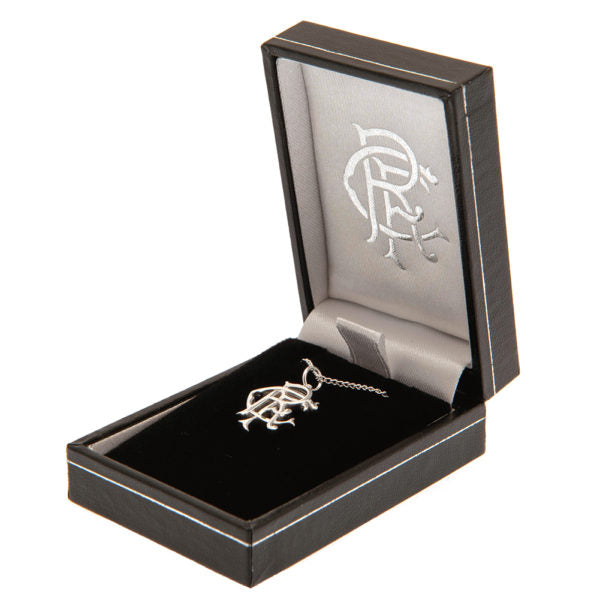 Rangers FC Sterling Silver Pendant & Chain - Medium