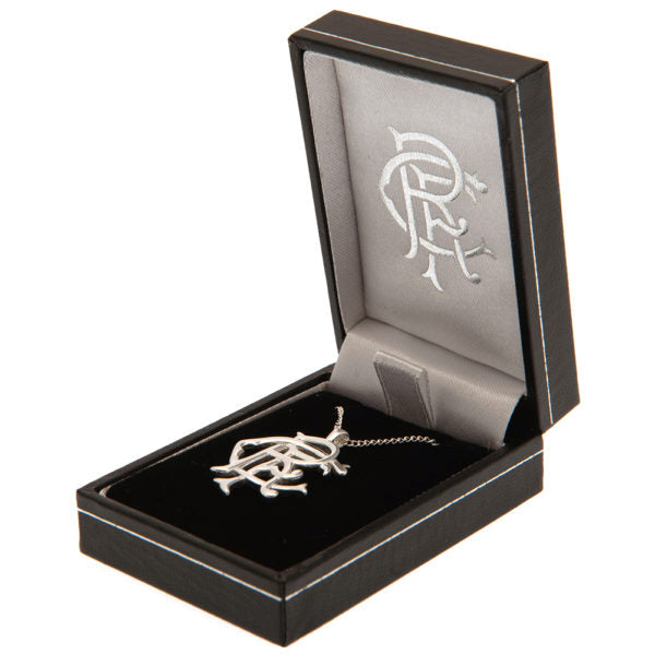 Rangers FC Sterling Silver Pendant & Chain - Fixed