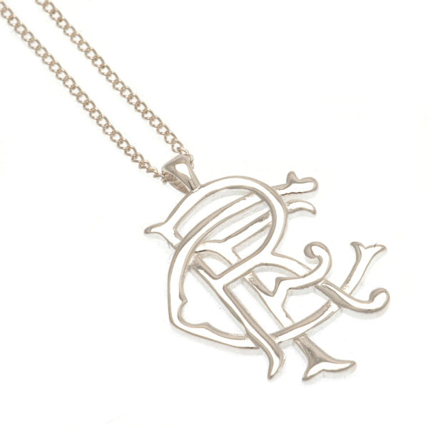 Rangers FC Sterling Silver Pendant & Chain - Fixed